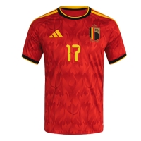 Belgien Charles De Ketelaere #17 Hemmatröja VM 2026 Kortärmad